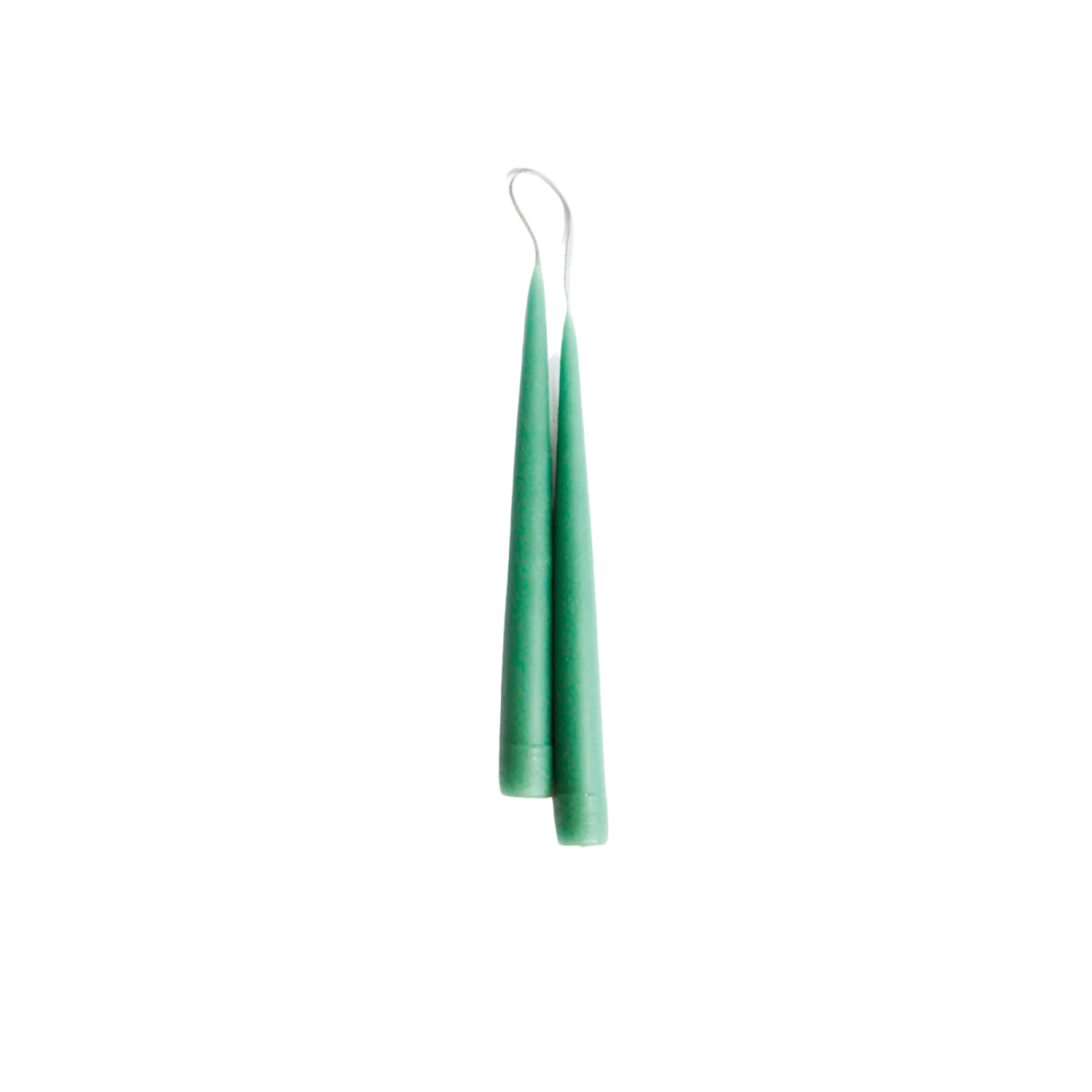 Hand Dipped Taper Candle - 9" - Sage Green